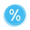 Light blue Button: Percent