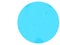 Light blue color gradient web icon template, round circle shape background