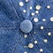 Light-blue denim with blue and silver rhinestones, background