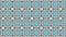 Light blue and green colored loop video of seamless pattern with decorative patchwork tiles