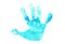 Light Blue Handprint