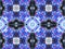 Light blue kaleidoscope background