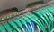 Light blue patch cord internet cables