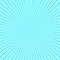 Light blue ray burst background - motion vector graphic design from striped rays