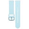 Light blue silicone strap for sports watches