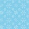 Light blue snowy seamless pattern