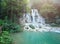 Light-blue waterfall in north Laos