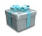 Light blue Wrapped gift 3D