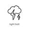 Light bolt icon from Weather collection.