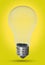 Light Bulb bulb yellow warm empty energy