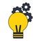 Light bulb gears creativity