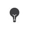 Light bulb icon vector