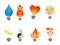 Light bulb icons