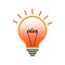 Light bulb idea. Creative energy, imagination concept. Vector illustration. stock image.