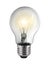 Light bulb, isolated, Realistic photo image