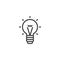 Light Bulb outline icon