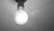 Light bulb of retro style