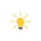 light bulb symbol icon