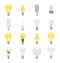 Light bulb vector lightbulb idea icon solution electric