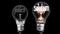 Light Bulbs with Problem and Solution Concept