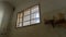 Light Coming in Through Prison Cell Bars Window. Jail Cells. Prison Interior.