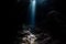 Light and Dark in Underwater Cavern