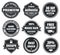 Light And Dark Vintage Ecommerce Badges