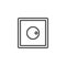 Light dimmer switch outline icon