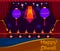 Light festival of India Happy Diwali celebration background