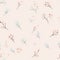 Light Floral Whispers: Tiny Flowers Pattern on Pastel Pink Backdrop