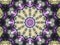 Light fractal stained glass mandala
