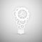 Light and gears digital marketing concept