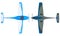 Light general aviation aircraft 3d model