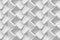 Light gray abstract seamless geometric pattern. Realistic 3d cubes from white paper. Vector template for wallpapers