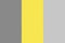 Light gray, yellow and gray colored paper. Geometric empty paper background of three tones, copy space