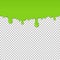 Light green dripping slime seamless element