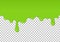 Light green dripping slime seamless element