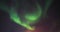 light green northern aurora over Iceland lights and swirls in the sky the Northern lights magnificent phenomenon