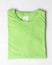 Light green plain t-shirt mockup template.