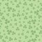 Light green seamless pattern for patricks day - vector background with shamrock
