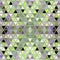 Light green and white continuous triangles mosaic