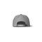 Light grey baseball cap from back view - realistic mockup