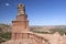 The Light House Formation in Palo Duro Canyon.