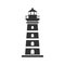 Light house tower icon vector design symbol