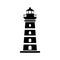 Light house tower icon vector design symbol