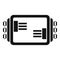 Light junction box icon simple vector. Safety light