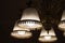 Light lamp of retro lampshade