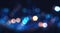 Light night city light bokeh blue bokeh light background wallpaper lively city