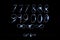 Light Painting Alphabet - Light Serge Numbers 7890