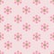 Light pink background with abstract flowers with pink stitched effect